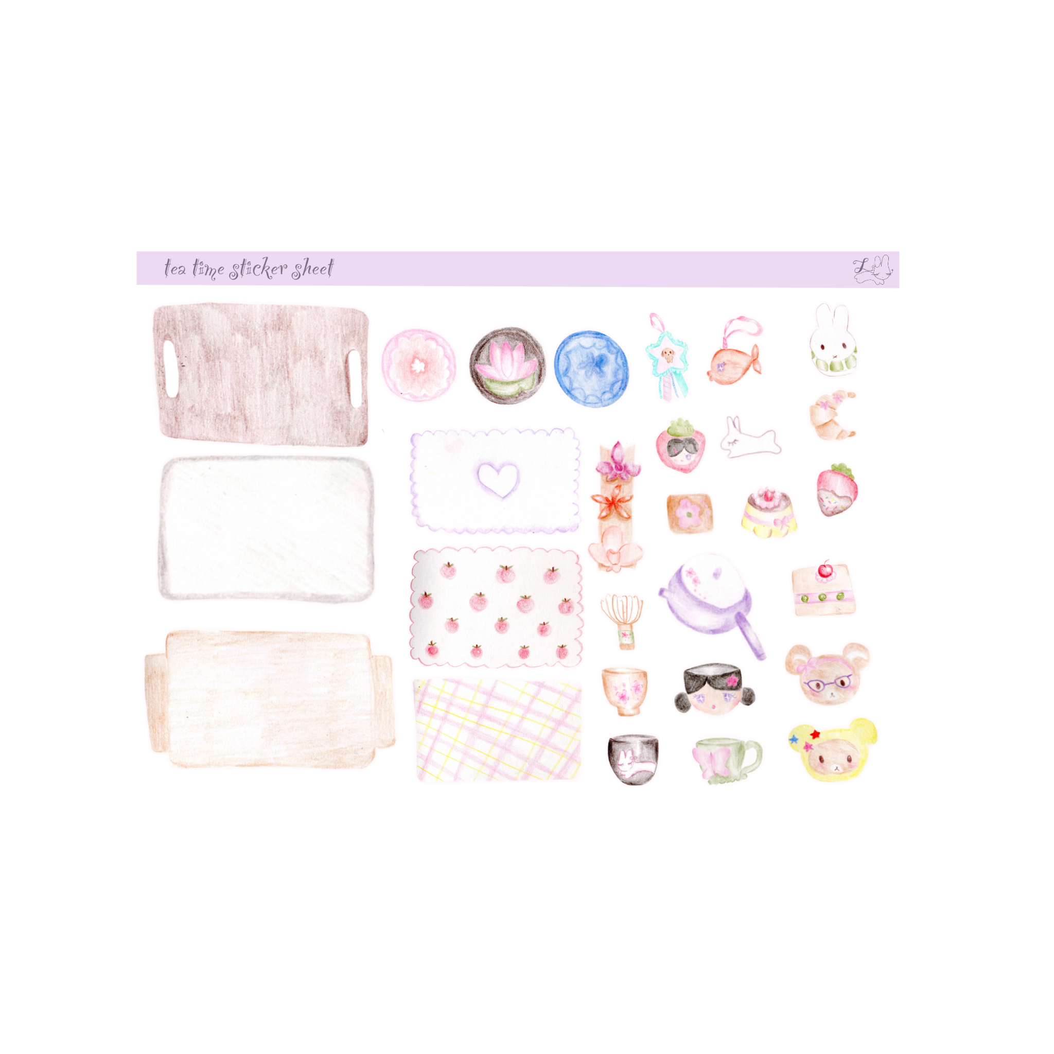 Tea Time Sticker Sheet
