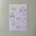 Lemon Meringue Sticker Sheet (matte and glitter)