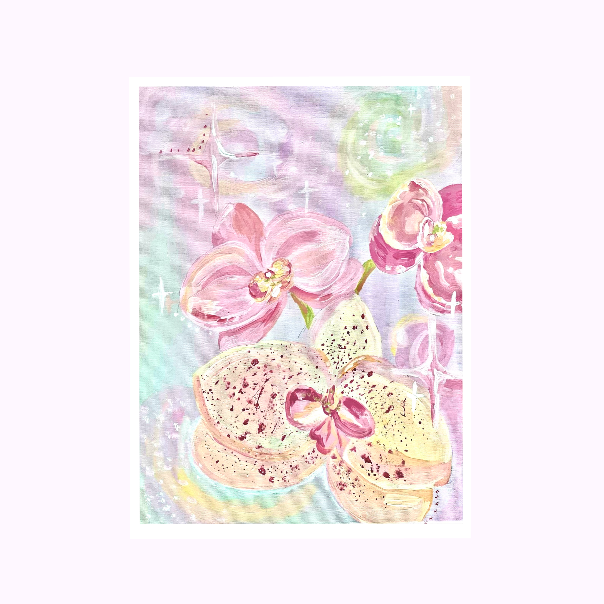 my magical garden art print