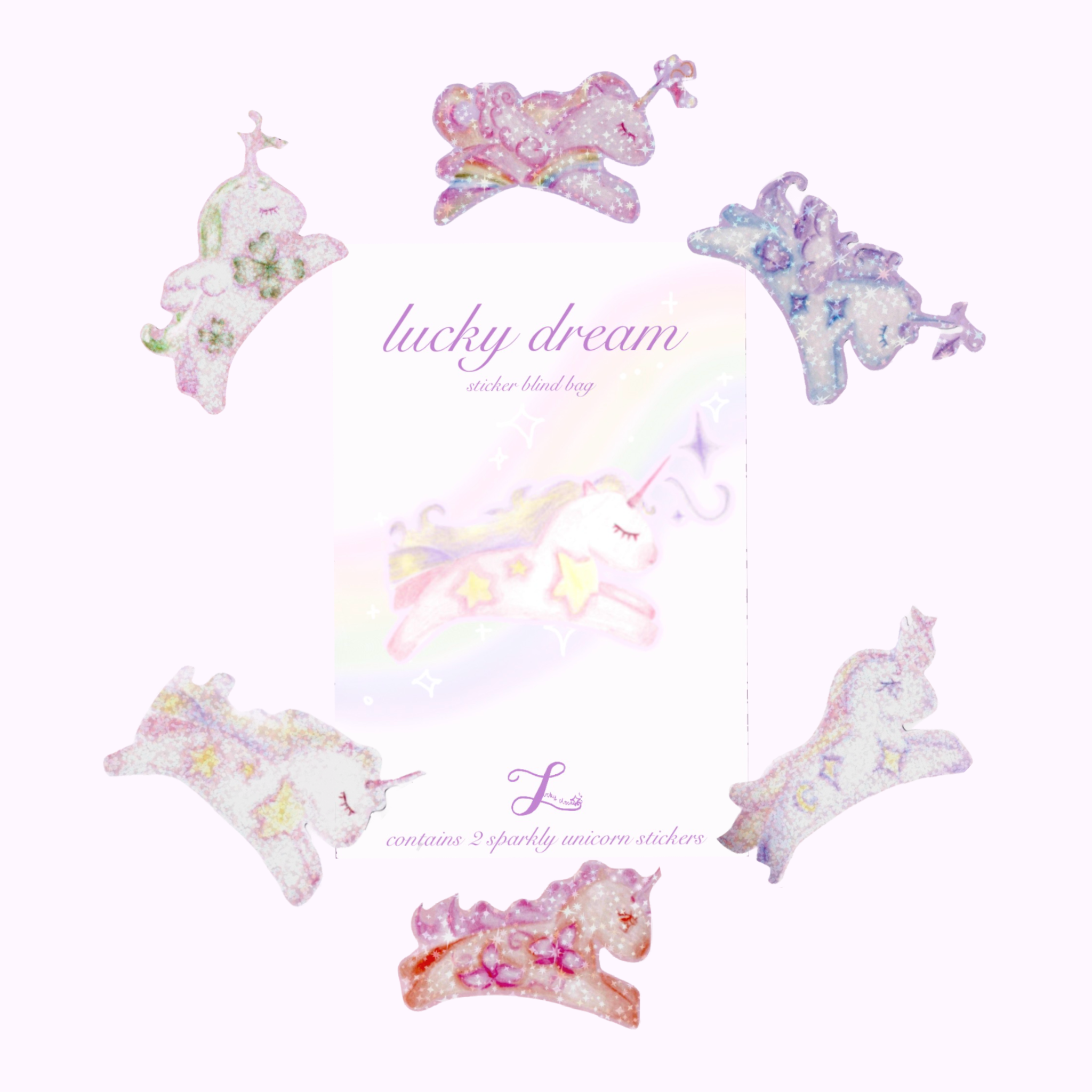 lucky dream sticker blind bag