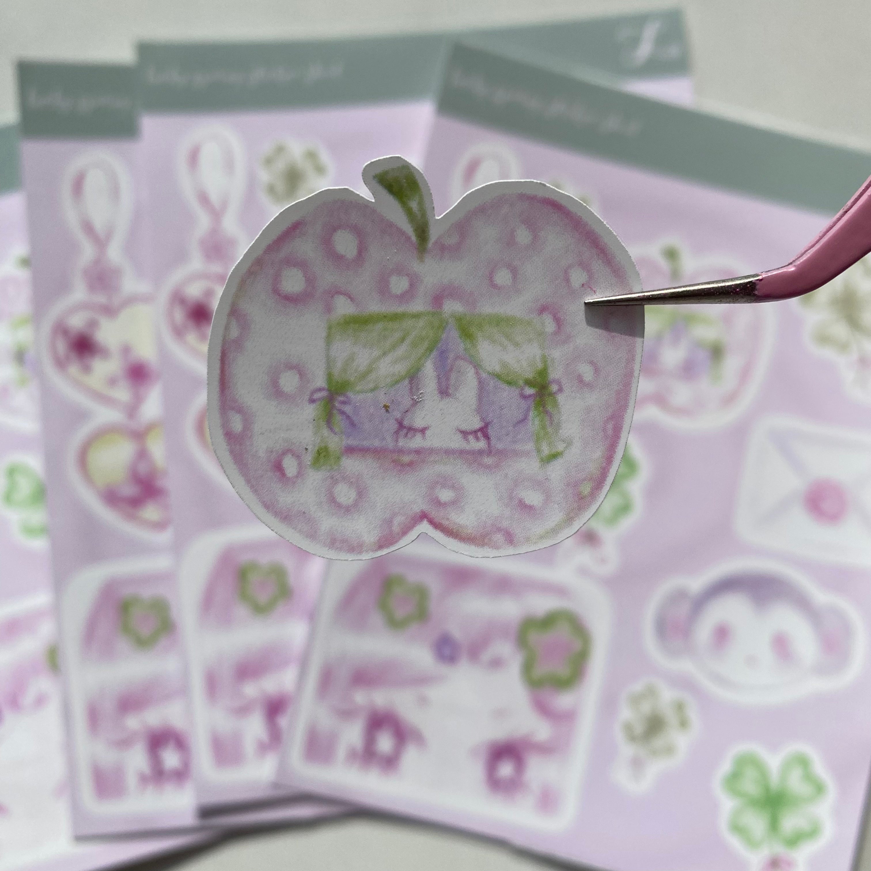 lucky spring sticker sheet