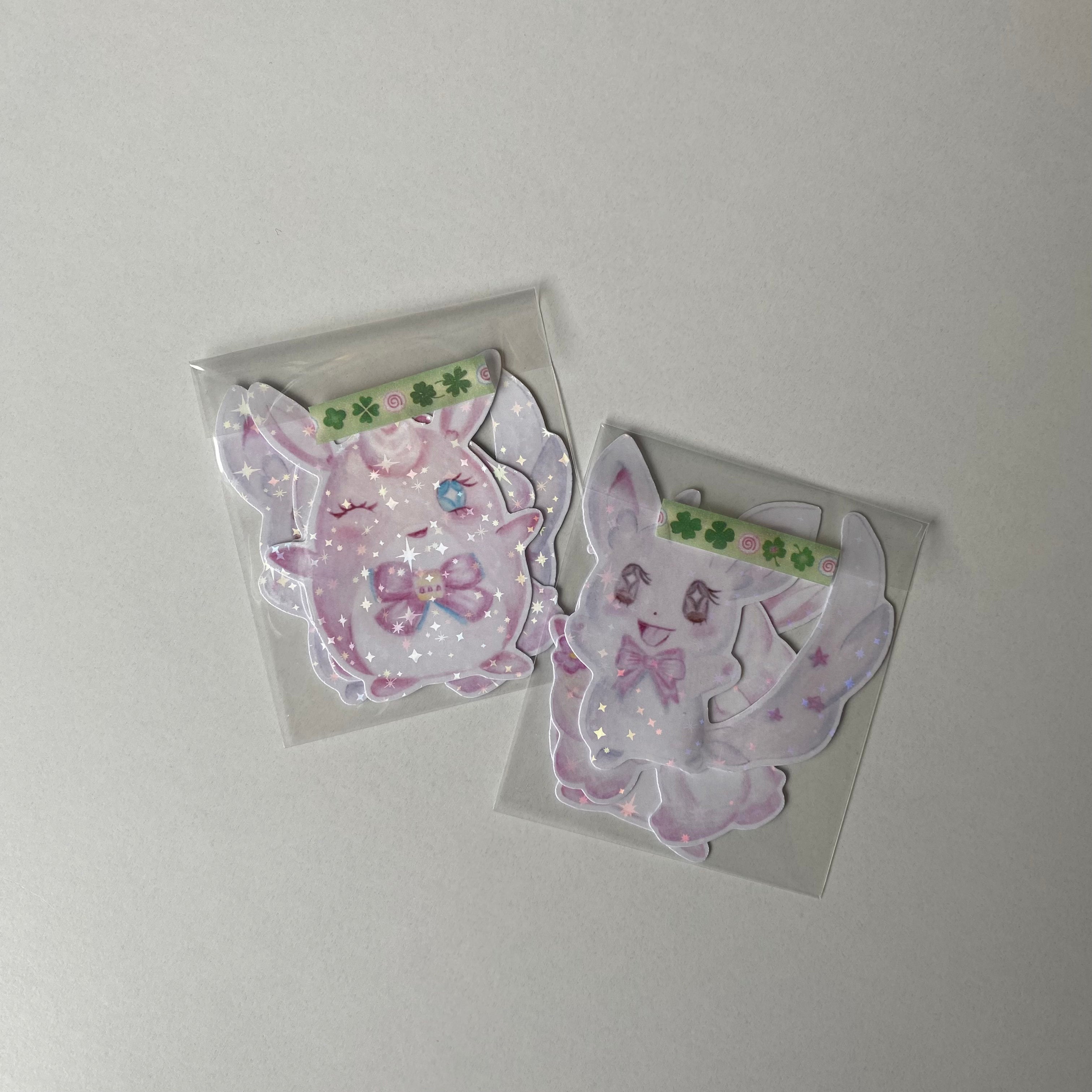 pokemon stickers (pack of 3)