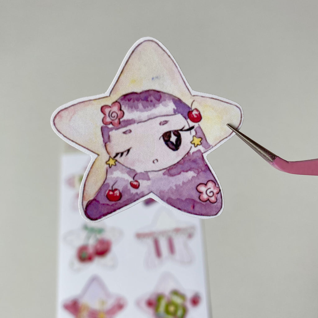 Wish Me Luck Sticker Sheet