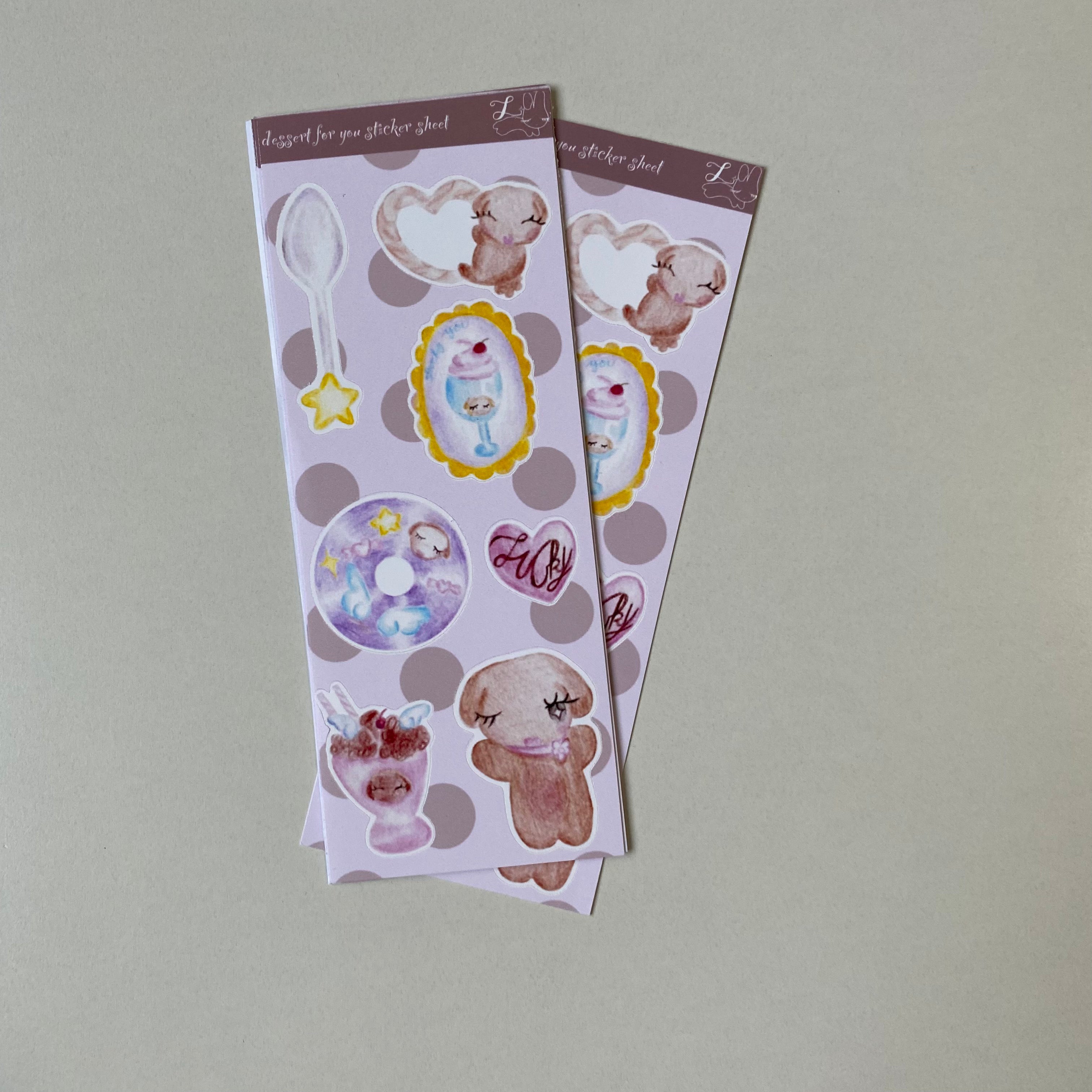 Dessert For You Sticker Sheet