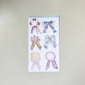 Lucky Ribbon Sticker Sheet (matte and glitter)