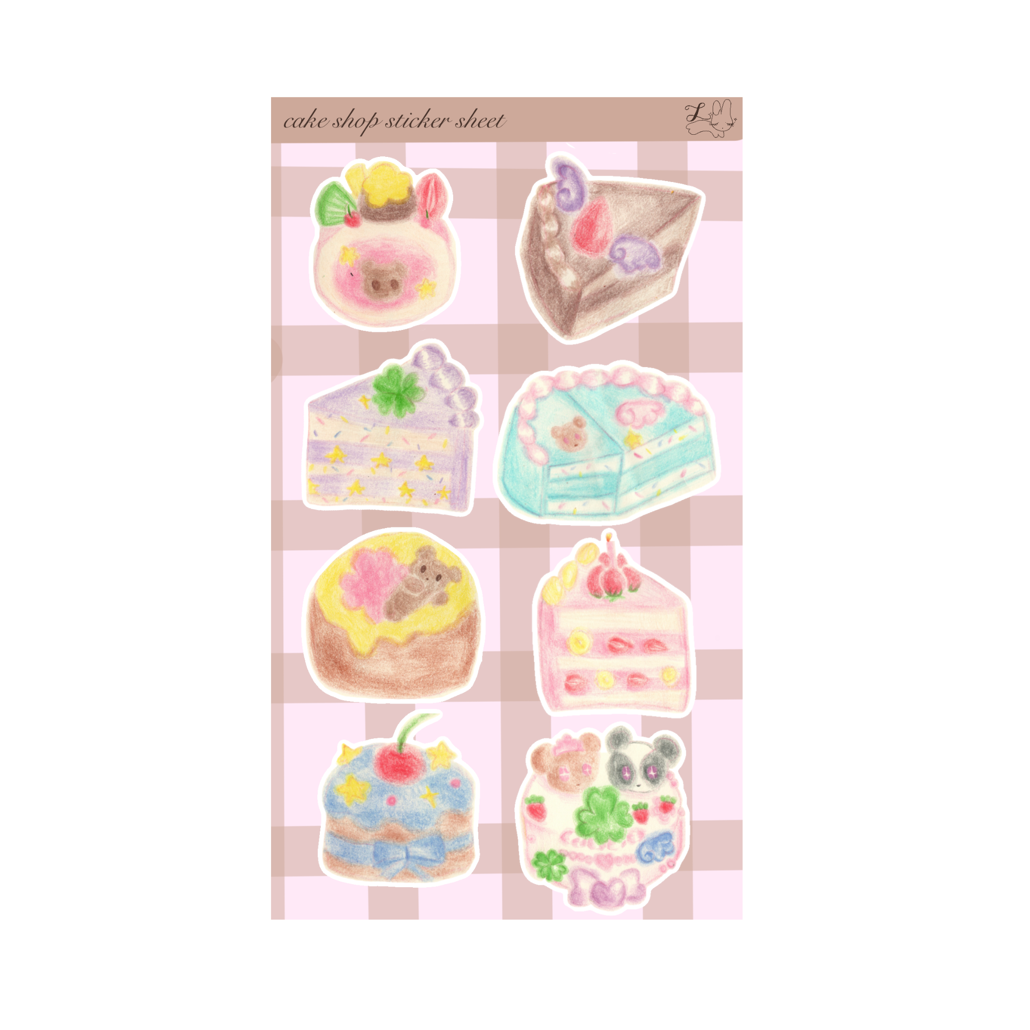 Cake Shop Sticker Sheet