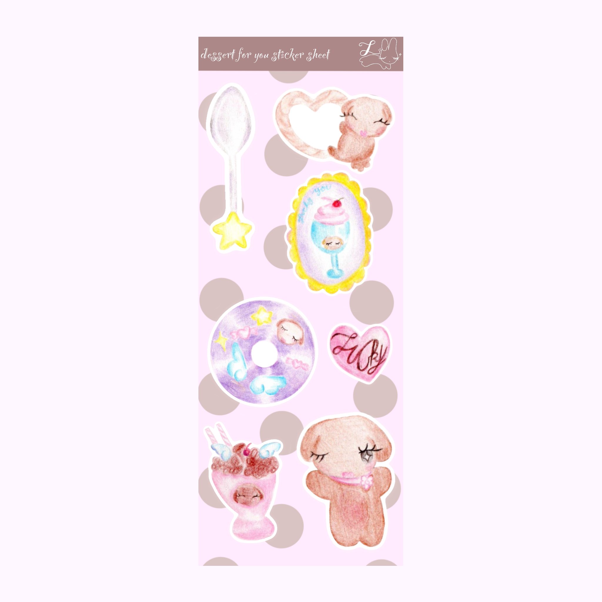 Dessert For You Sticker Sheet