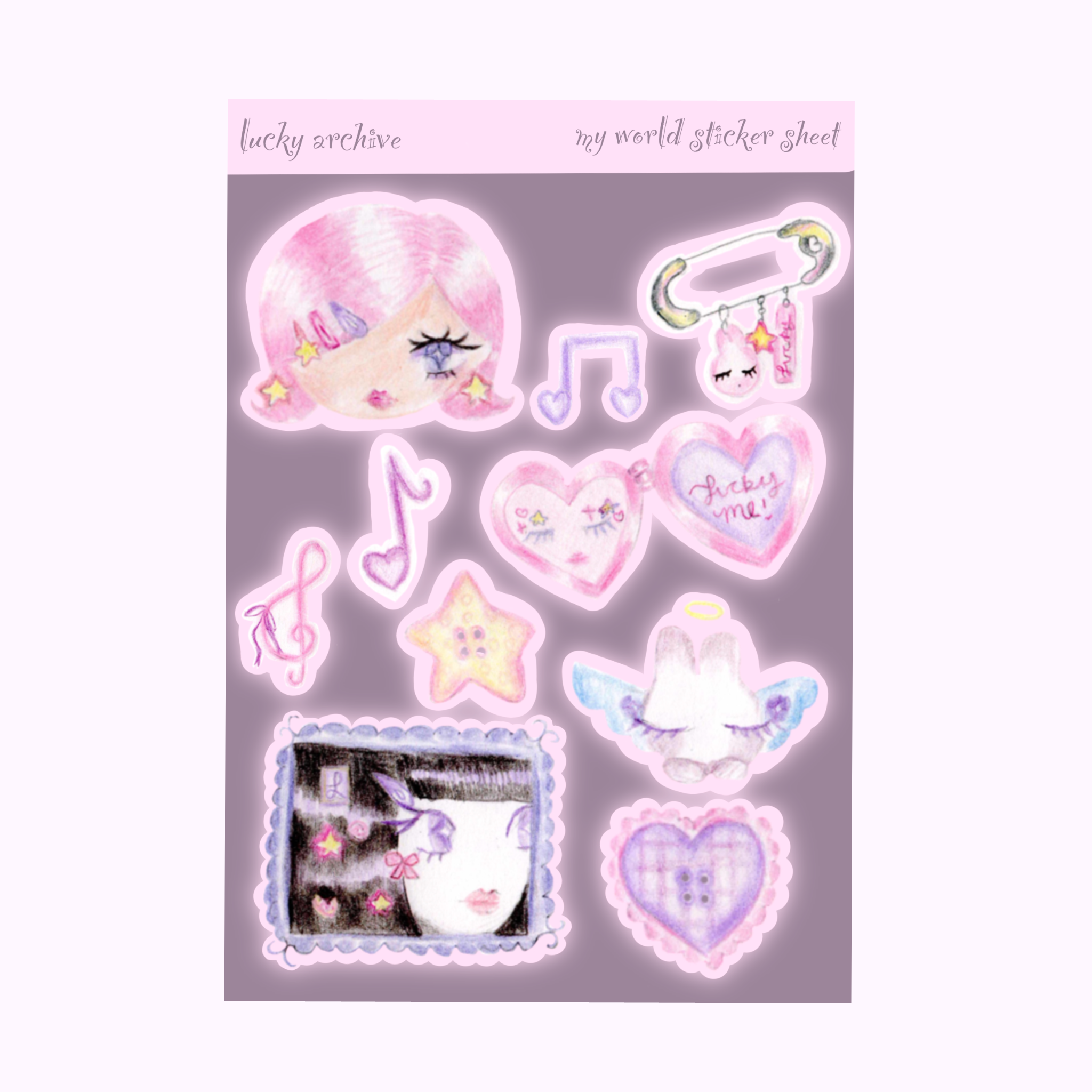 My World Sticker Sheet